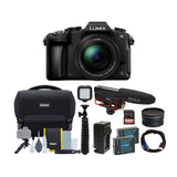 Panasonic LUMIX G85 Mirrorless Camera with 12-60mm Lens and Microphone Bundle