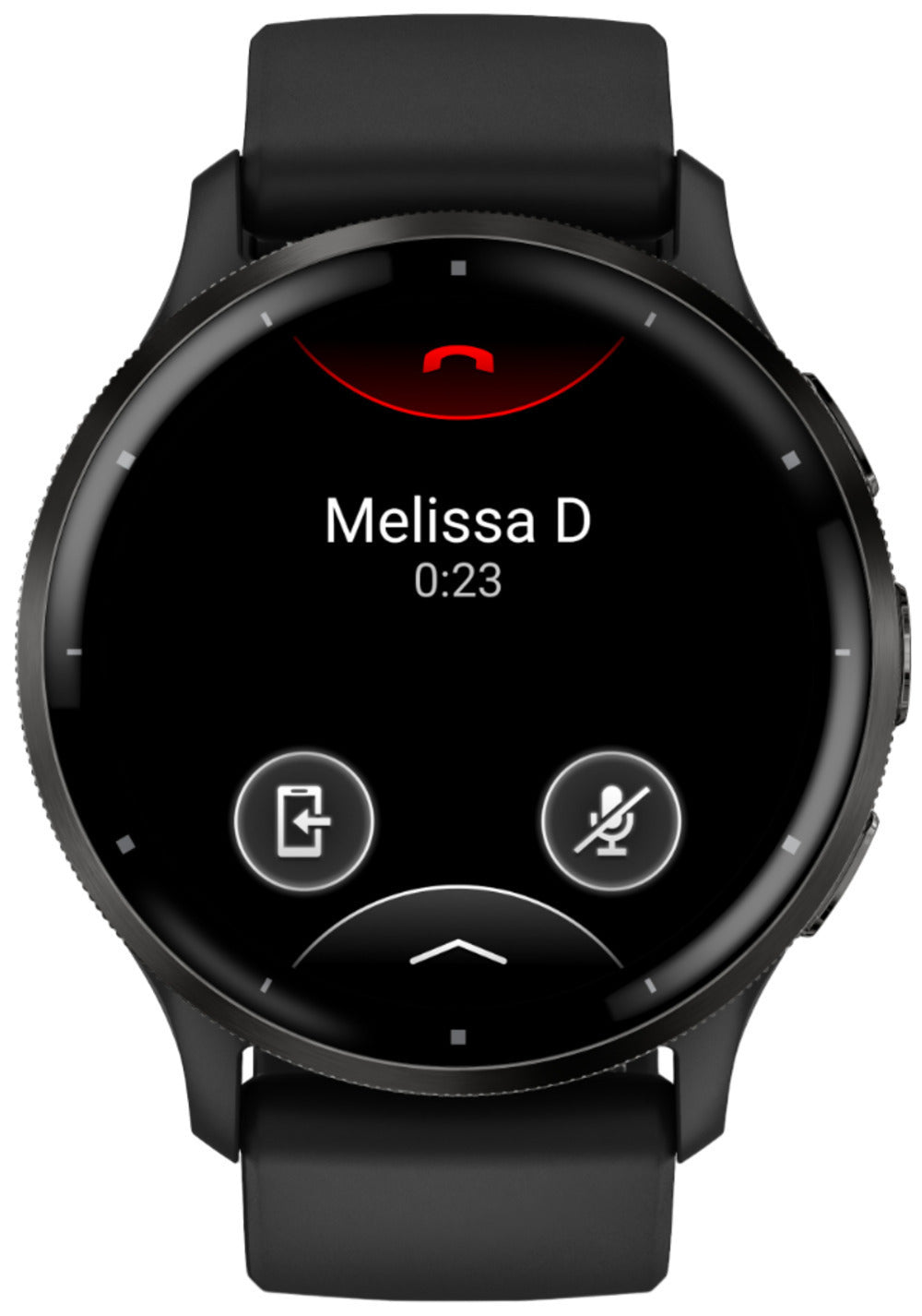 Garmin Venu 3 Slate Stainless Steel Bezel Smart Watch with 45mm Black Case and Silicone Band