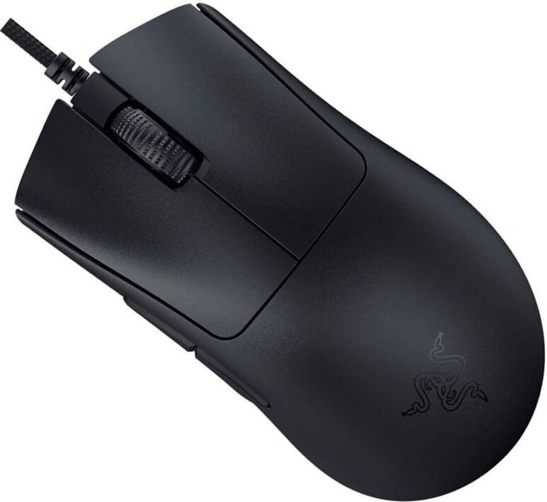 Razer DeathAdder V3 Ultra-Lightweight Ergonomic Wired Esports Right-Handed Gaming Mouse (Black)