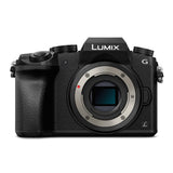 Panasonic LUMIX G7 Mirrorless Camera with 14-42mm f/3.5-5.6 Lens (Black) with 64 SD Memory Card and Accessory Bundle