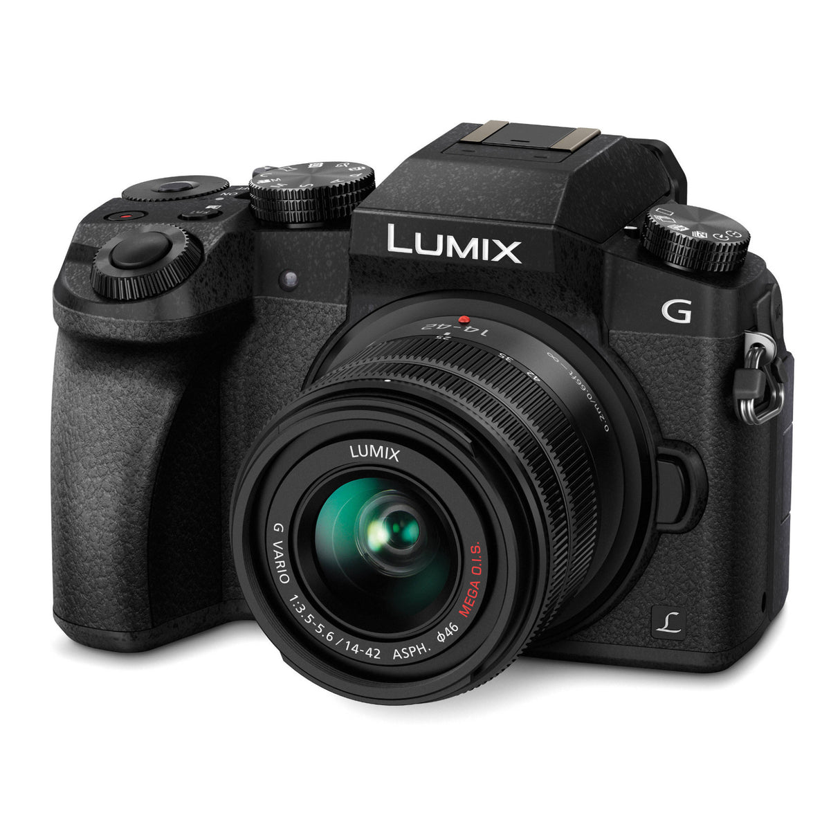 Panasonic LUMIX G7 Mirrorless Camera with 14-42mm Lens, 128GB SD Card and Accessories Bundle