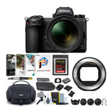 Nikon Z 6II FX-Format Mirrorless with 24-70 Lens, FTZ II Mount Adapter, 64CFX, & Shoulder Bag Bundle