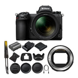 Nikon Z 6II FX-Format Mirrorless Camera with NIKKOR Z 24-70 and FTZ II Mount Adapter Bundle