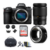 Nikon Z 7II  Mirrorless Digital Camera with 24-200mm Lens and  FTZ II Mount Adapter Bundle