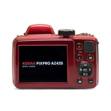 Kodak PIXPRO AZ425 Astro Zoom Camera (Red) with 32GB Card and Rechargeable Battery and Charger Kit