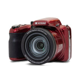Kodak PIXPRO AZ425 Astro Zoom Camera (Red) with 32GB Card and Rechargeable Battery and Charger Kit