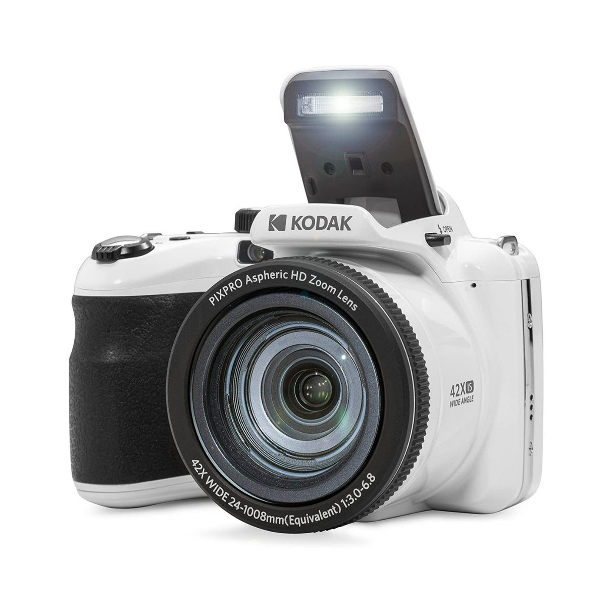 Kodak PIXPRO AZ425 Astro Zoom 20MP Digital Camera (White) with 32GB Card