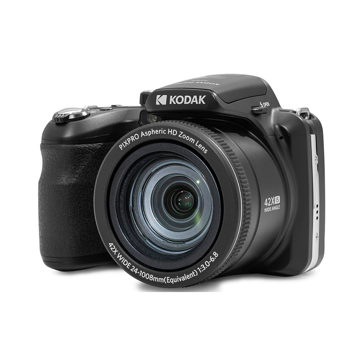 KODAK PIXPRO AZ425 Astro Zoom 20MP Digital Camera (Black) with 32GB SD Card and Holster Case Bundle