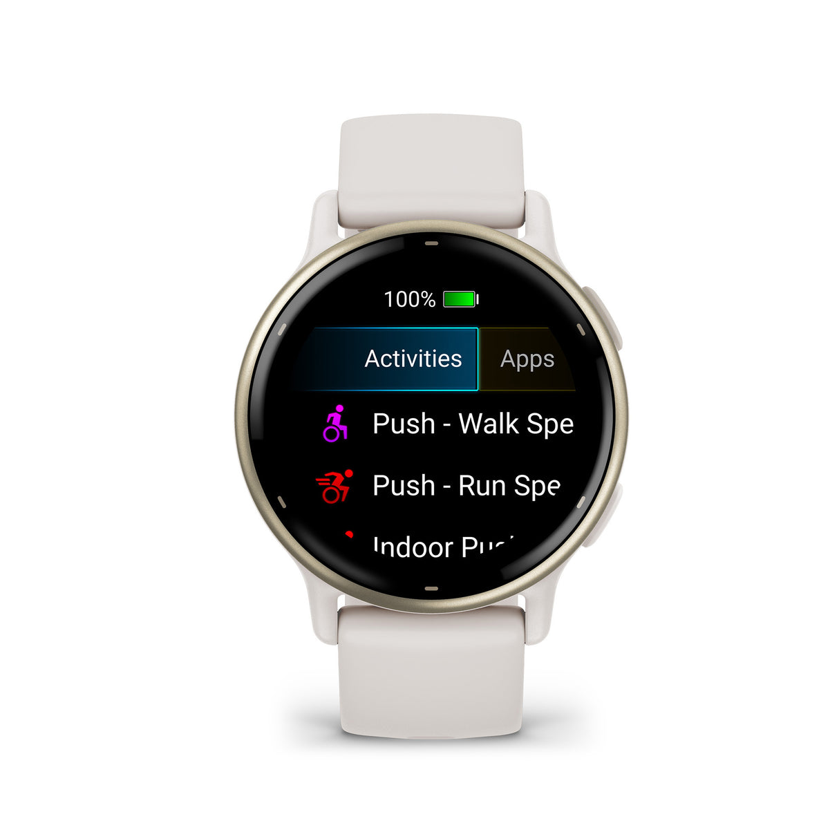 Garmin vvoactive 5 GPS Smartwatch (Cream Gold/Ivory)