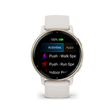 Garmin vvoactive 5 GPS Smartwatch (Cream Gold/Ivory)
