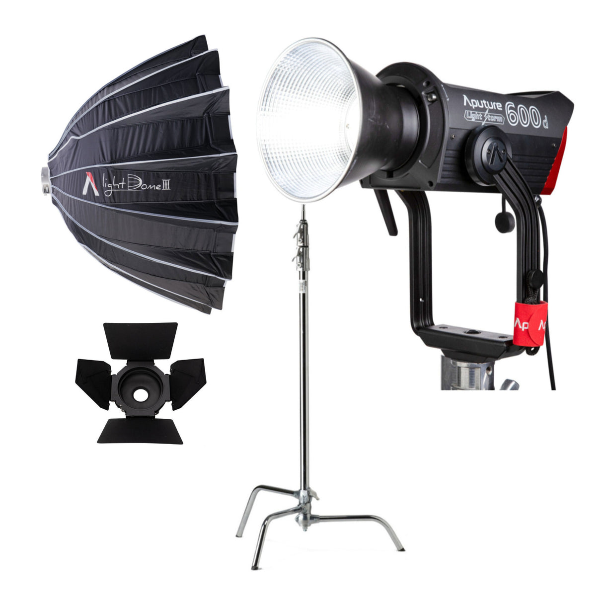 Aputure LS 600d Daylight LED Monolight (V-Mount) with C-Stand, F10