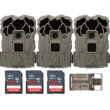 Stealth Cam STC-VL22 22MP Trail Camera with 32GB Memory Card and High-Speed Card Reader (3-Pack)