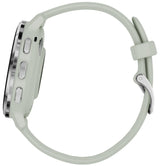 Garmin Venu 3S Silver Stainless Steel Bezel Smart Watch with 41mm Sage Gray Case and Silicone Band
