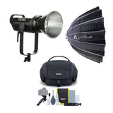 Aputure LS 300x Bi-Color LED Monolight (V-Mount) with Light Dome III and Accessory Kit