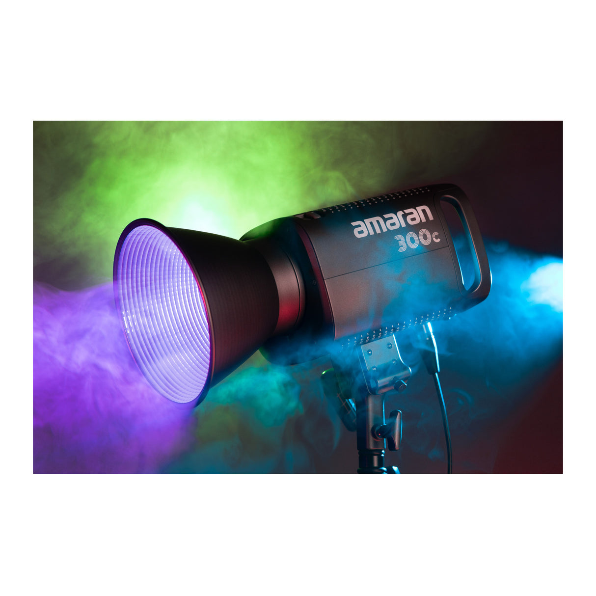 Amaran 300c RGB LED Monolight with Lantern Softbox and Accessory Kit