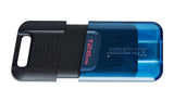 Kingstone 128GB DataTraveler 80 M Flash Drive for USB Type-C Devices with Up To 200MB/s Read Speed