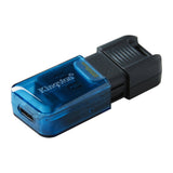 Kingstone 256GB DataTraveler 80 M Flash Drive for USB Type-C Devices with Up To 200MB/s Read Speed