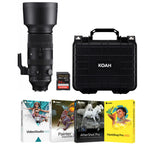 Sigma 60-600mm F4.5-6.3 DG DN OS Sports Lens for Sony E Mount with 10X Zoom w/ Rugged Case Bundle