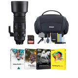 Sigma 60-600mm F4.5-6.3 DG DN OS Sports Lens w'Camera Bag, Memory Card, and Photo Editing Software
