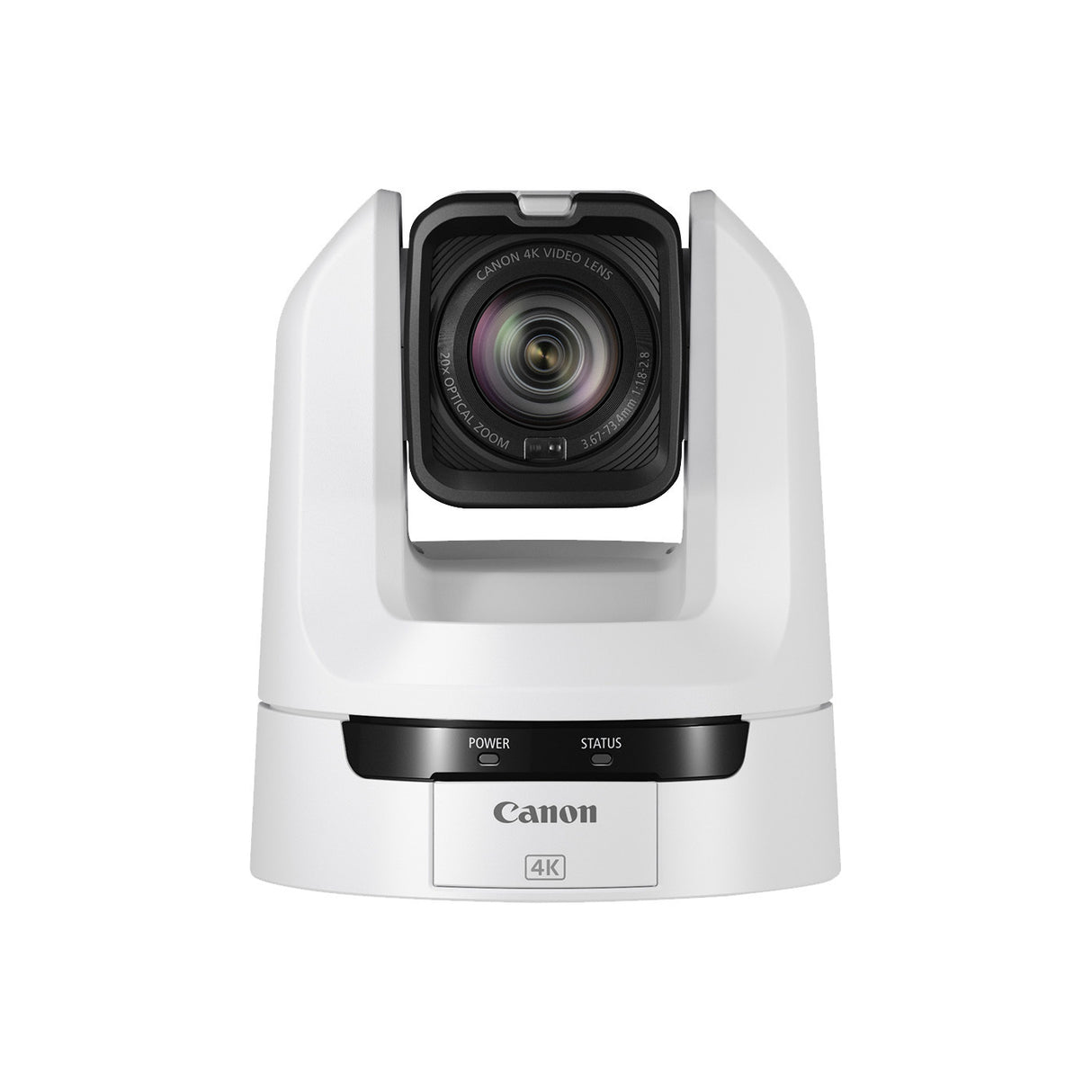 Canon CR-N100 4K NDI PTZ Camera with 20x Zoom (Titanium White)