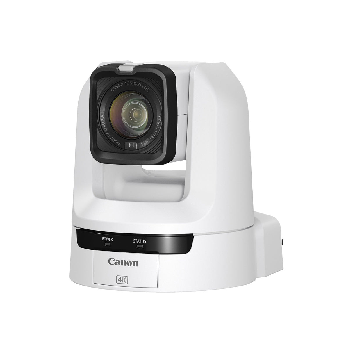 Canon CR-N100 4K NDI PTZ Camera with 20x Zoom (Titanium White)
