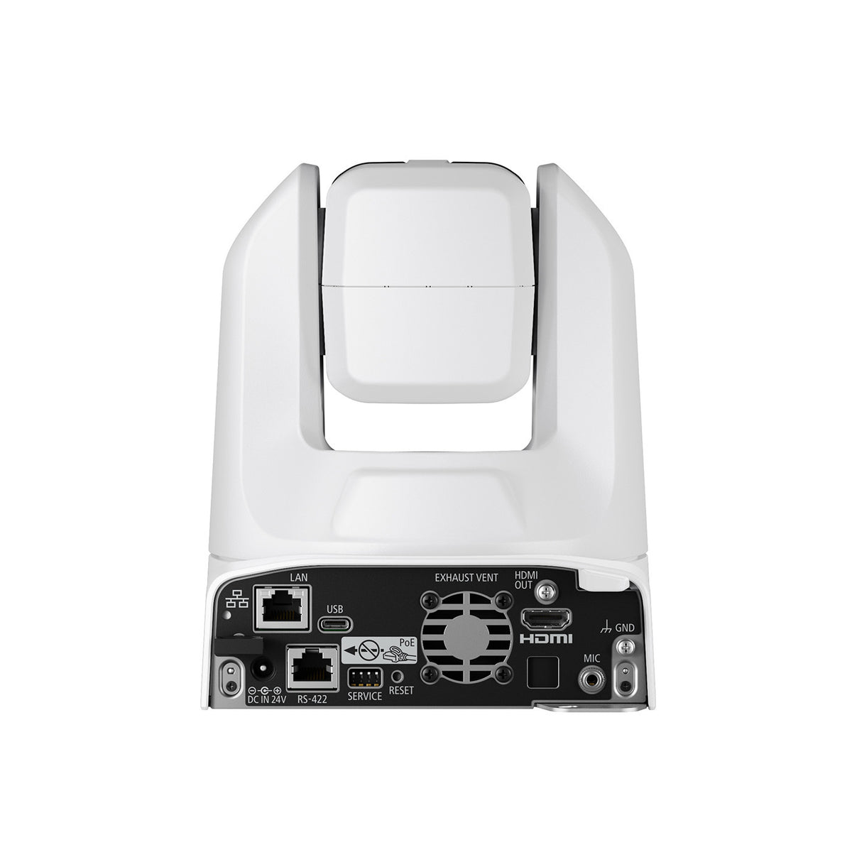 Canon CR-N100 4K NDI PTZ Camera with 20x Zoom (Titanium White)