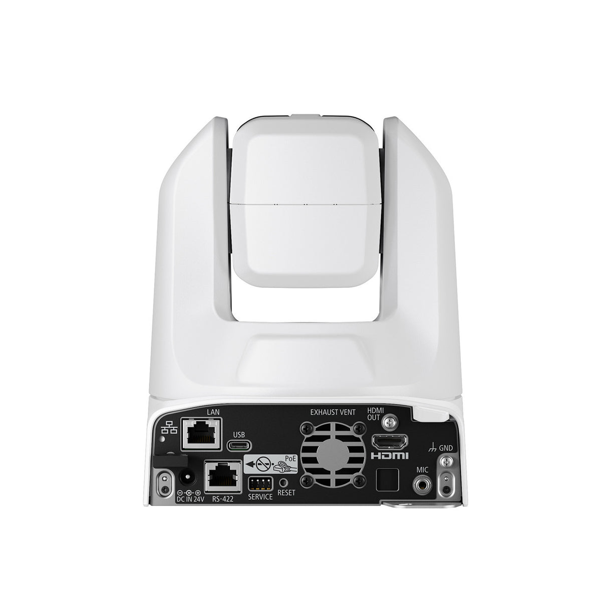 Canon CR-N100 4K NDI PTZ Camera with 20x Zoom (Titanium White)