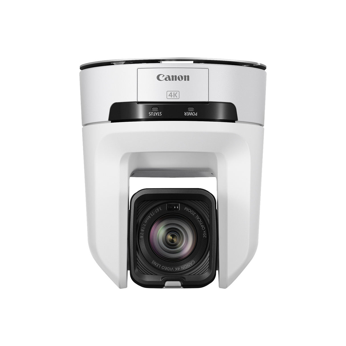 Canon CR-N100 4K NDI PTZ Camera with 20x Zoom (Titanium White)