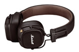 Marshall Major IV On-Ear Bluetooth Headphones with Wireless Charging and Dynamic Drivers (Brown)