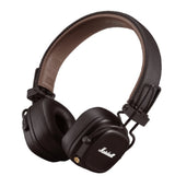 Marshall Major IV On-Ear Bluetooth Headphones with Wireless Charging and Dynamic Drivers (Brown)