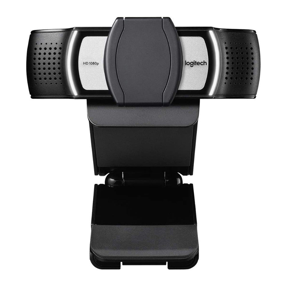 Logitech c930e 1080p HD Webcam with Lightweight Noise Canceling Headphones and S Series Desk Mat