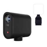Logitech Mevo Start Live Streaming Camera with Litra Glow Premium Streaming Light with TrueSoft