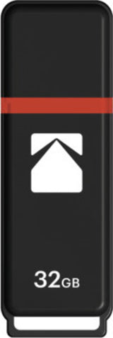 Kodak USB2.0 K100 32GB Flash Drive with 15MB/s Read Speed and 5MB/s Write Speed (50-Pack)