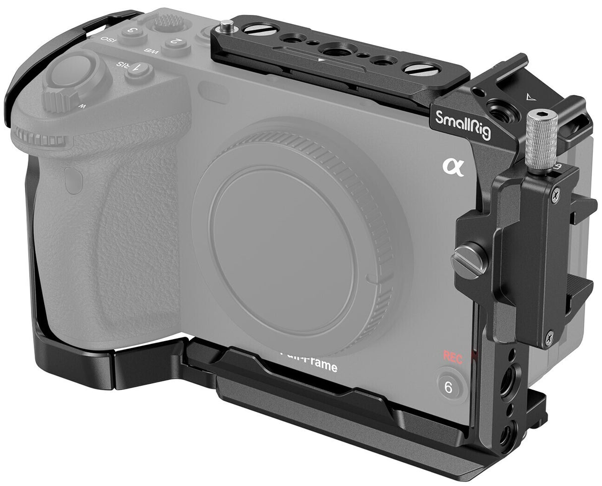 SmallRig Modular U-Shaped Camera Cage with NATO Rail and HDMI Cable Clamp for Sony FX30 and FX3