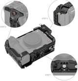 SmallRig Modular U-Shaped Camera Cage with NATO Rail and HDMI Cable Clamp for Sony FX30 and FX3