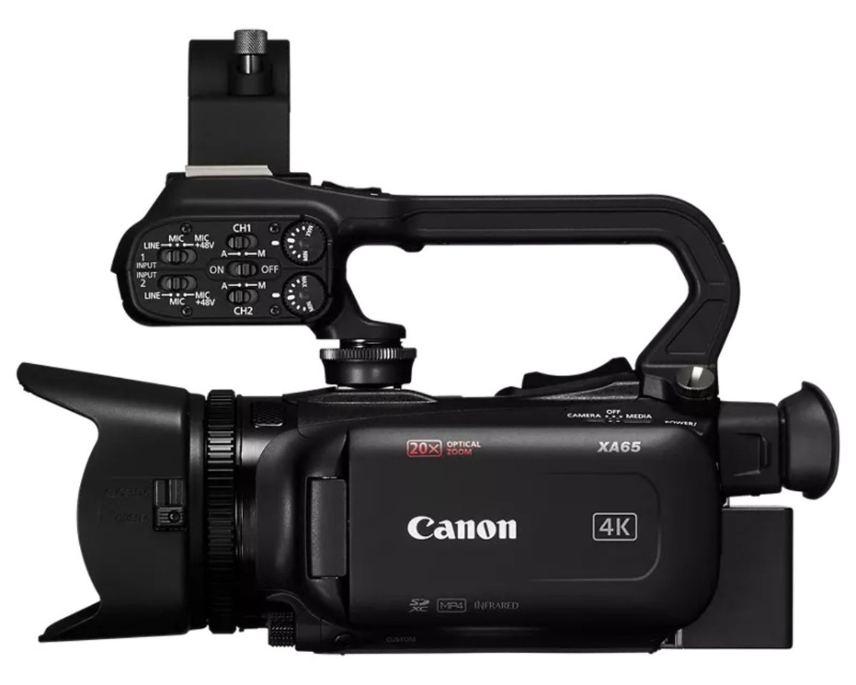 Canon XA65 Camera for 4K UHD Video Recording and Full HD Images with 1/2.3 Inch CMOS Sensor