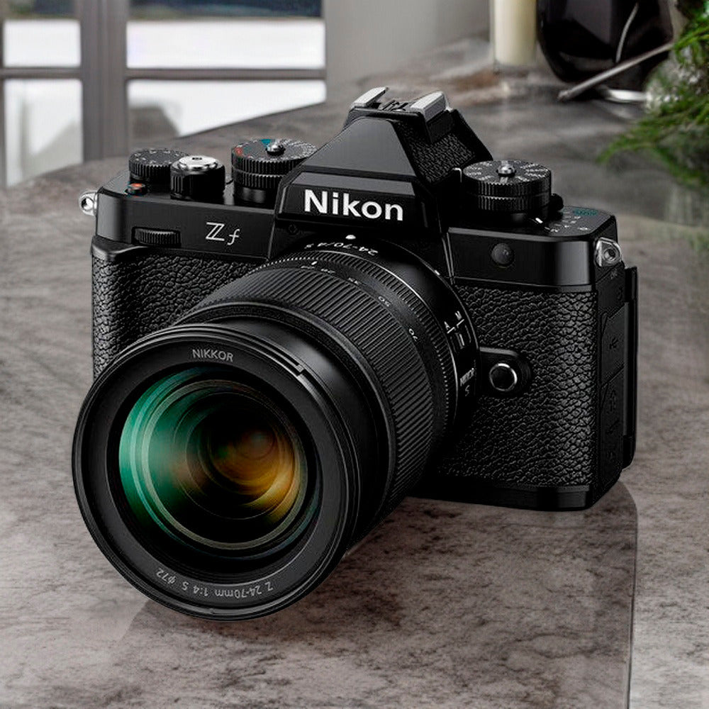 Nikon Z f Mirrorless Camera with EXPEED 7 Image Processor, Includes 24-70mm f/4 Lens