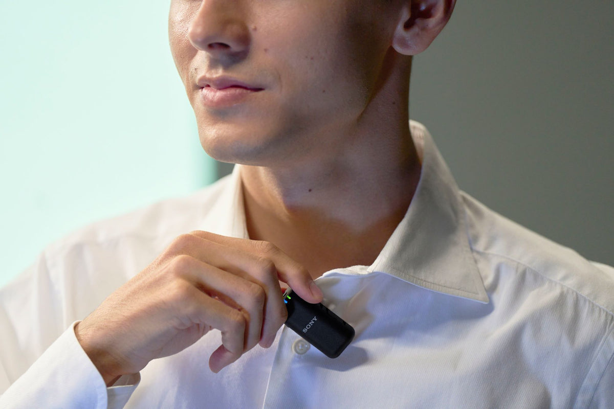 Sony Wireless Microphone ECM-W3S Single-Channel Wireless Microphone (Open Box)