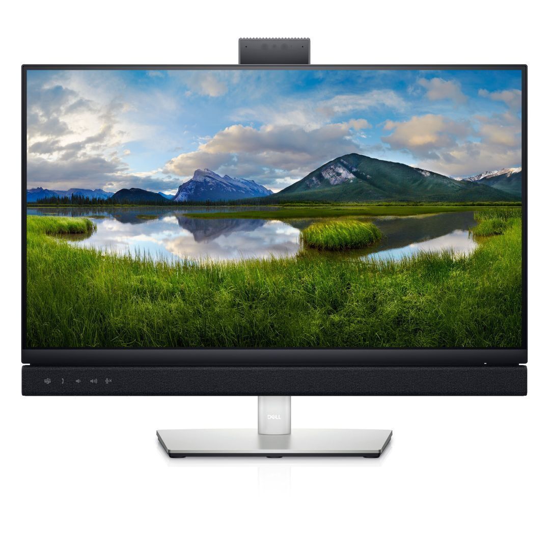 Dell 24-Inch Video Conferencing Monitor with Dual 5W Speakers and Razor Sharp Pop-Up IR Camera
