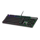 Cooler Master SK652 Full Mechanical Gaming Keyboard with Low Profile Brown Switches (Space Gray)