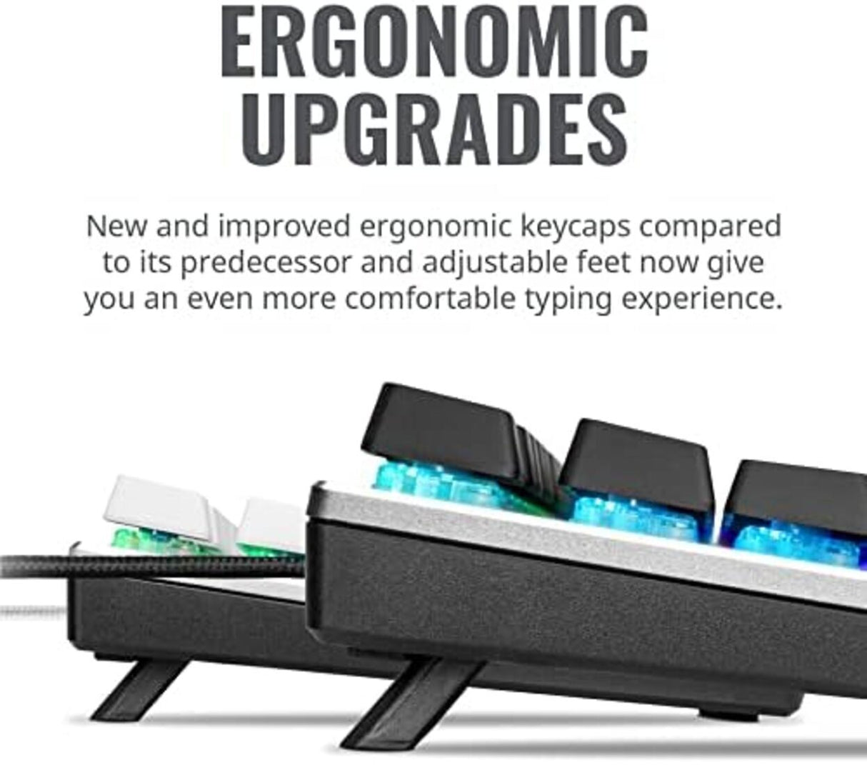 Cooler Master SK652 Full Mechanical Gaming Keyboard with Low Profile Brown Switches (Space Gray)