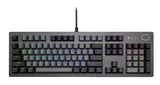 Cooler Master CK352 Sandblasted Aluminum Full Mechanical Gaming PC Keyboard (Tactile Brown Switches)