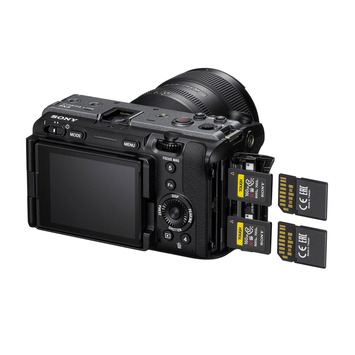 Sony Alpha FX3 Cinema Line Full-frame Cameara with Sony Alpha FE 24mm f/1.4 GM Lens Bundle