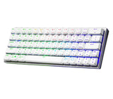 Cooler Master SK622 Wireless Bluetooth Mechanical Low Profile Gaming Keyboard with Tactile Brown Switches (Silver/White)