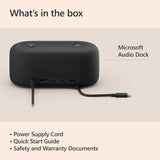 Microsoft Teams Audio Dock with USB-C, USB-A, HDMI Connectivity, and Noise Reduction Microphones