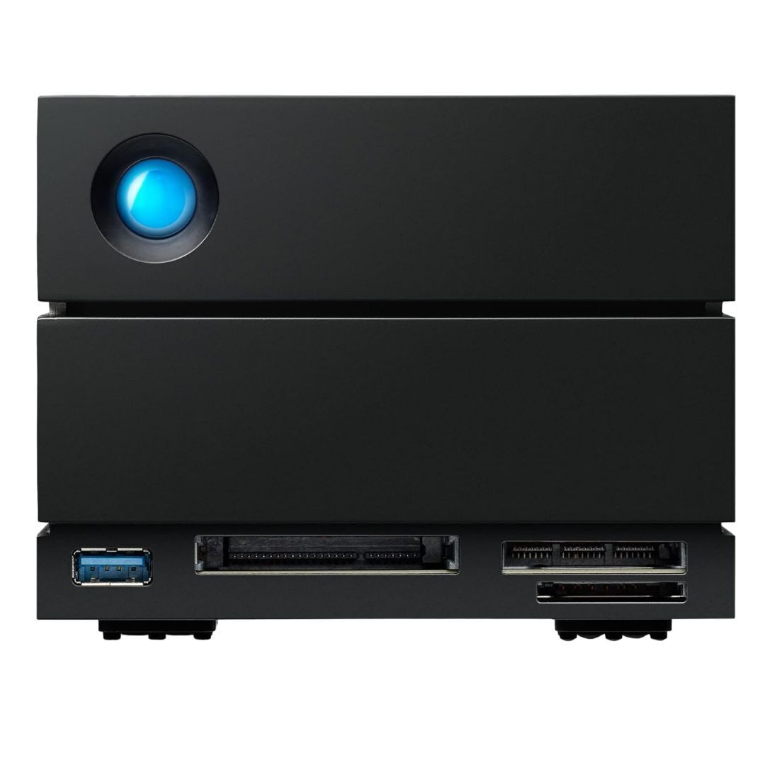 LaCie 2big Dock with Thunderbolt 3, USB 3.2, CFexpress Type B, CFast 2.0, and SD Card Slots (40TB)