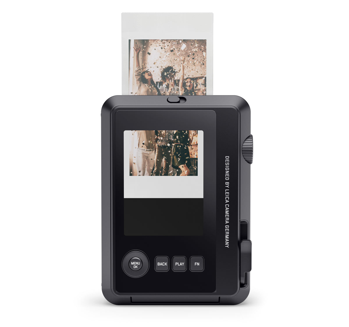 Leica Sofort 2 Digital and Instant Photo Camera with LCD Display and Leica FOTOS App Support (Black)