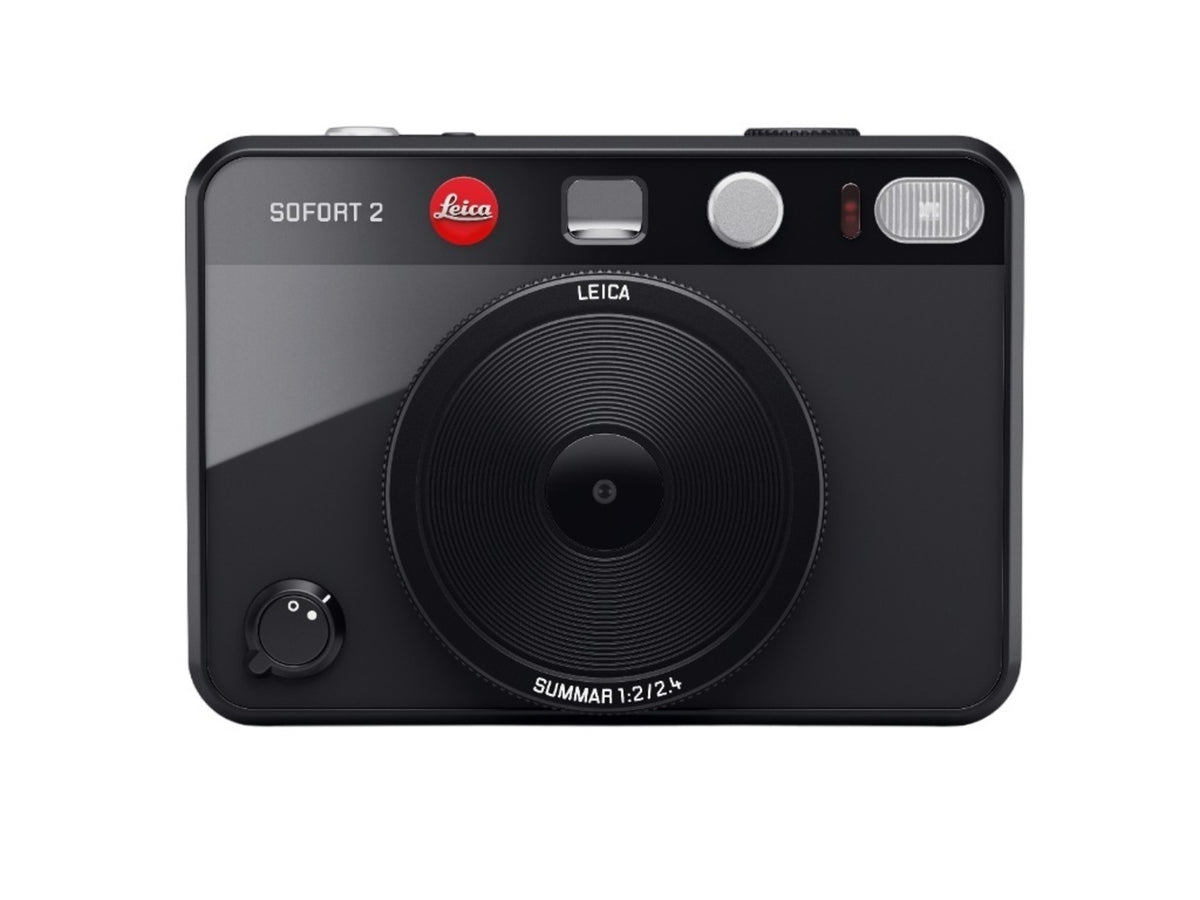 Leica Sofort 2 Digital and Instant Photo Camera with LCD Display and Leica FOTOS App Support (Black)