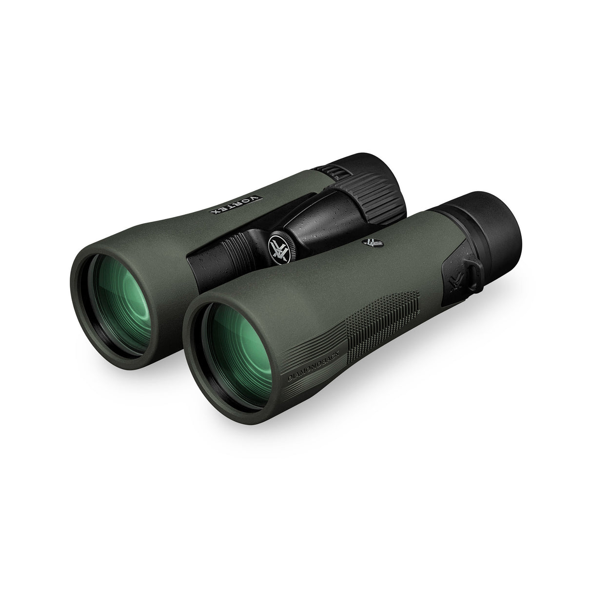 Vortex 12x50 Diamondback HD Roof Prism Binoculars with GlassPak Case, Cap and Floating Strap Bundle