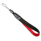 Leica Wrist Strap for Sofort Camera, Travel-Friendly Accessory (Black-Red)